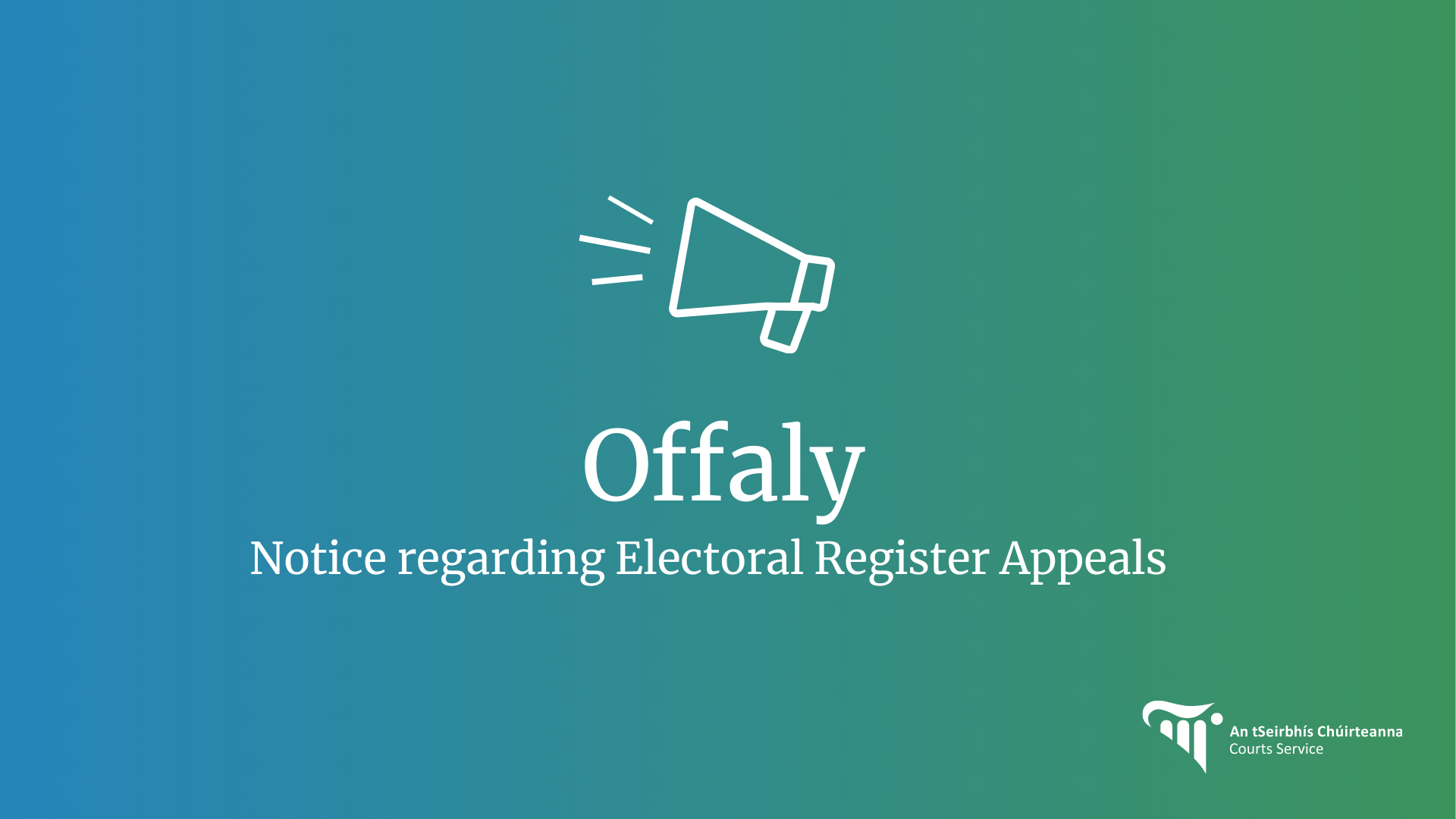 Offaly Electoral Register Notice